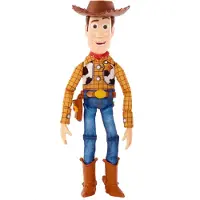 Mattel Disney Pixar Große, sprechende Toy Story Roundup Fun Woody-Figur, 31 cm, 3 Jahr(e), Mehrfarbig, Kunststoff