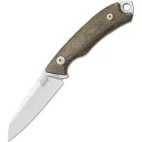 MKM Knives MKM Pocket Tango 2 Lambsfoot PT2-GC Green Canvas Micarta feststehendes Messer, David C. Andersen Design