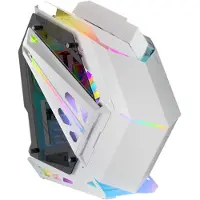 Mars Gaming MC-TITANW, Midi Tower, PC, Weiß, ATX, micro ATX, Mini-ITX, Gaming, Multi