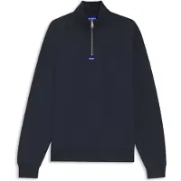HUGO Sweatshirt aus Baumwoll-Terry mit Troyerkragen Grösse M