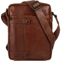 Spikes & Sparrow Umhängetasche Damen 101129 cognac