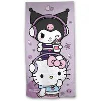 Hello Kitty &amp Kuromi Strandtuch - 70x140 cm