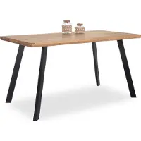 MCA living Esstisch MONTANA H 76 cm braun Esszimmertisch