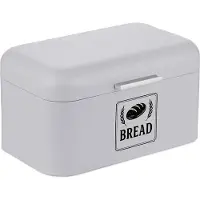 Relaxdays Retro Brotkasten mit Deckel & Griff