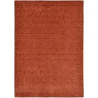 Theko Wollteppich "Holi", rechteckig, 13 mm Höhe, Uni-Farben, leicht meliert, reine Wolle, handgewebt mit Knüpfoptik