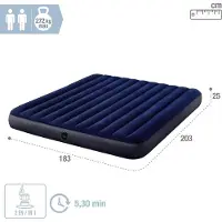 Famanu Luftmatratze King Size - 203 x 183 x 25 cm