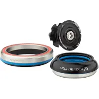 Cane Creek Hellbender 70 Tapered Steuersatz, 1 1/8"-1.5", IS42/28.6/H9 | IS52/40, short, purple