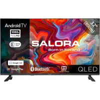 Salora QLED32TV, Full HD Smart TV, 81,3 cm (32"), 1920 x 1080 Pixel, QLED, Smart-TV, WLAN, Schwarz