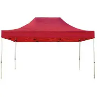 TOOLPORT 03x4,5m Faltpavillon, Gazebo PROFESSIONAL 40mm red