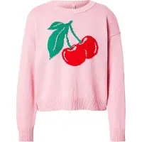 ONLY Strickpullover "ONLELISE LS O-NECK KNT" Baumwollmischung, Rundhals