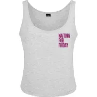 Miss Tee Muskelshirt "MisterTee Damen Ladies Waiting For Friday Box Tank" 1 Stk. tlg.