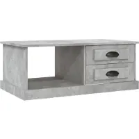vidaXL Couchtisch Betongrau 90x50x35 cm Holzwerkstoff
