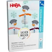 HABA Sales Gmbh & Co.KG Bastelset - Erstes Fädeln Filzgirlande Schneemann