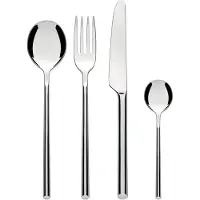 Alessi Clivo Besteckset. silber - 24-teilig