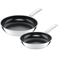 WMF Pfannen-Set Durado - Cromargan, Rund, Edelstahl, Keramik, Induktion, 2 Stück(e)
