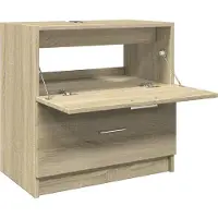 vidaXL Waschbeckenunterschrank Sonoma-Eiche 59x37x59 cm Holzwerkstoff