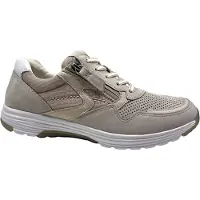 Gabor ROLLINGSOFT Damenschuhe - sportliche Schnür- Halbschuhe beige Freizeit