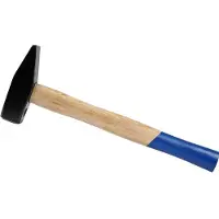 SW-Stahl 50108L Schlosserhammer 1.500g I Hammer mit Holzgriff aus Esche I Hammer Werkzeug mit vergos