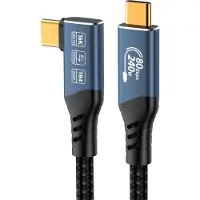 PremiumCord USB4 Version 2.0 80Gbps 16K@60Hz 240W Thunderbolt 5 1,5 m USB-Kabel