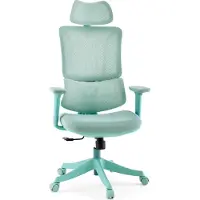 MyBuero Home Office Bürostuhl Ergomy Colore Schreibtischstuhl mit Armlehnen (höhenverstellbar) Stoff / Netzstoff Drehstuhl