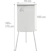 Relaxdays Flipchart Whiteboard
