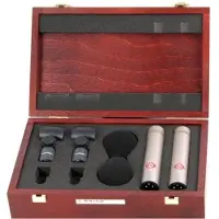 Neumann KM 184 Stereo-Mikrofon-Set Nickel
