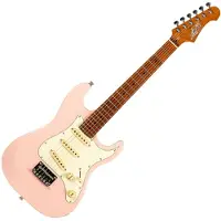 JET Guitars JS-300 Mini Ahorn geröstet rosa