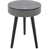 AVCOM Lautsprechertisch mit Bluetooth schwarz