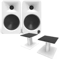 Kanto Audio Kanto ORA4 mit S4W Neigungswinkel-Lautsprecherständer Weiß