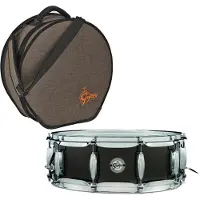 Gretsch drums Gretsch Full Range 14" x 5" Black Nickel Over Steel Snare Drum & Premium Bag