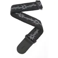 Daddario 50F04 Gewebter Gitarrengurt Stacheldraht