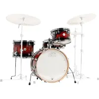 DW Drums Design Frequent Flyer 20 Kesselsatz Gloss Tobacco Burst