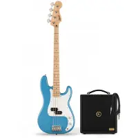 Squier Sonic Precision Bass California Blue & Eden Orbiter 8 Bass-Combo-Verstärker