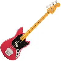 Fender American Professional Classic Mustang Bass MN verblasst Dakota Red