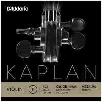 D'addario And Co Kaplan Vergoldete Violine E-Saite Kugelende mittel