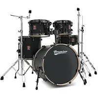 Premier Artist 20" 5pc Fusion Drum Kit Matte Black