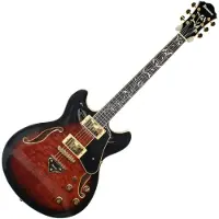 Ibanez AS93QMSP Dark Brown Sunburst