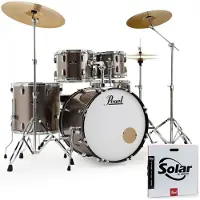 Pearl Roadshow 5-teiliges USA-Fusion-Drumset mit 3 Sabian-Becken Bronze