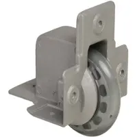 Adam hall 37551 Kanteneinbaurolle mit weichem Rad 75 mm