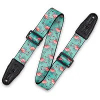 Levys Leathers MPD2-121 Drucke Polyester mit Lederenden 2" Flamingo-Motiv