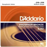Daddario D Addario EJ42 Satz Resonanzgitarre 16-56 Saiten