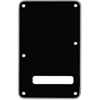 Fender Stratocaster Tremolo-Bodenplatte im modernen Stil schwarz