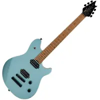 Evh Wolfgang Standard T.O.M. Griffbrett aus gebackenem Ahorn Sea Foam Pearl Metallisch