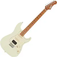 JET Guitars JS-400 HSS Ahorn geröstet Olympic White