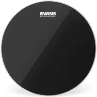 Evans Resonant schwarzes Drumfell 6"