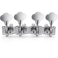 Gear4Music Guitarworks Mechaniken für Bassgitarre 2 pro Seite Chrom