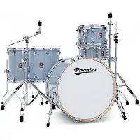 Premier Artist 5-teiliges 22"-Schlagzeug Steel Grey