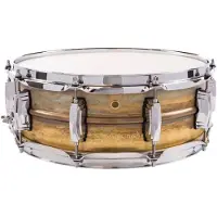 Ludwig 14 x 5 rohen Messing Snaredrum