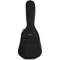 Gear4Music Gepolstertes wasserdichtes Gigbag für Akustikgitarre von 10mm