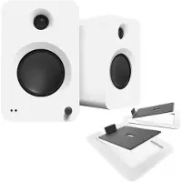 Kanto Audio Kanto REN Aktivlautsprecher mit S6 Neigungswinkel Ständer Mattweiß